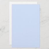 Light Baby Blue Briefpapier (Vorne/Hinten)