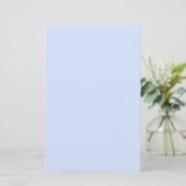 Light Baby Blue Briefpapier (Stehend Vorderseite)