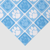 Light Baby Blue & White Repetierungspapier Seidenpapier (Ausschnitt)