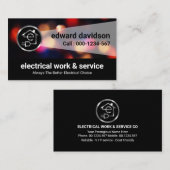 Light Beam Power Outback Bokeh Visitenkarte (Vorne/Hinten)