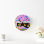 Light Begins Gem Uhr – Strahlendes Rosa & Gold Des (Zuhause)
