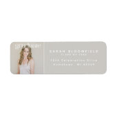 Light Beige | ABSCHLUSS FOTO RÜCKSENDEADRESSE (Vorne)