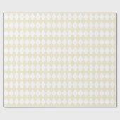 Light Beige Harlequin Pattern Geschenkpapier (Flach)