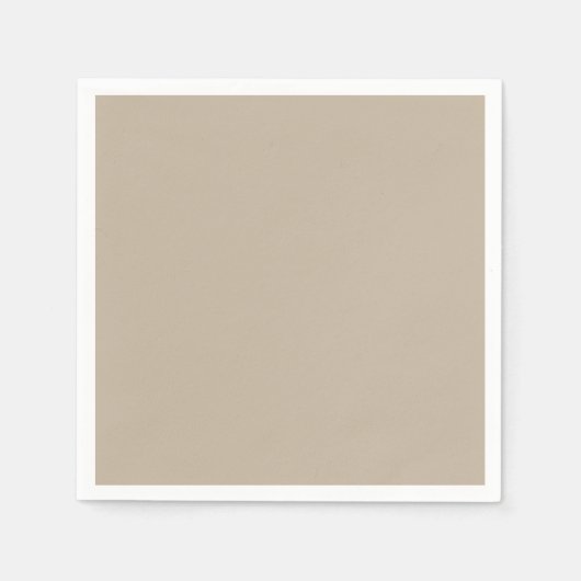 Light Beige Paper Napkins Serviette (Vorderseite)