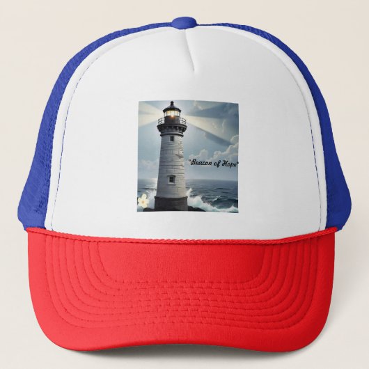 "Light Beyond Waves" Truckerkappe (Vorderseite)