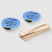 Light Blue Abschluss Class of '25 Fächer (Non-assembled)