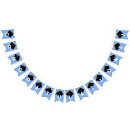 Light Blue Abschluss Herzlichen Glückwunsch Party  Wimpelkette