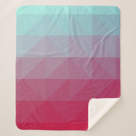 Light BLUE abstract mosaic pattern. Colorful abstr Sherpadecke (Vorderseite)