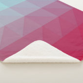 Light BLUE abstract mosaic pattern. Colorful abstr Sherpadecke (3/4)