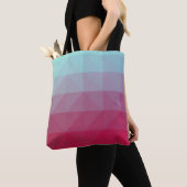 Light BLUE abstract mosaic pattern. Colorful abstr Tasche (Von Nahem)