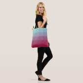 Light BLUE abstract mosaic pattern. Colorful abstr Tasche (Am Model)