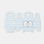 Light Blue and White Hangover Relief Kit Favor Box Geschenkschachtel (Ungefaltet)