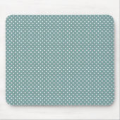 Light Blue and White Polka Dots Pattern Mousepad (Vorne)