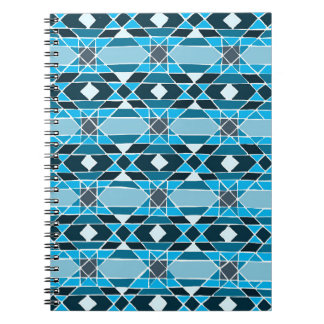 Light Blue/aquamarin Quilt-Muster-Notebook Notizblock