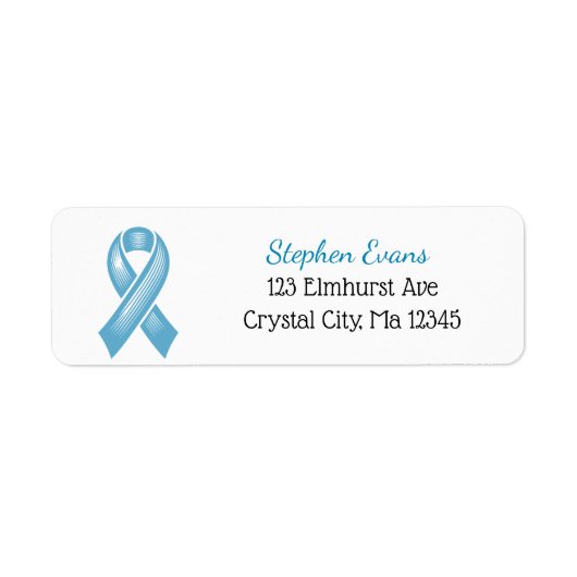 Light Blue Awareness Ribbon (Vorne)