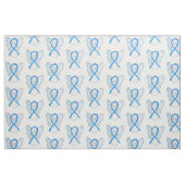 Light Blue Awareness Ribbon Angel Custom Material Stoff (Fat Quarter (45,7 x 55,9 cm))