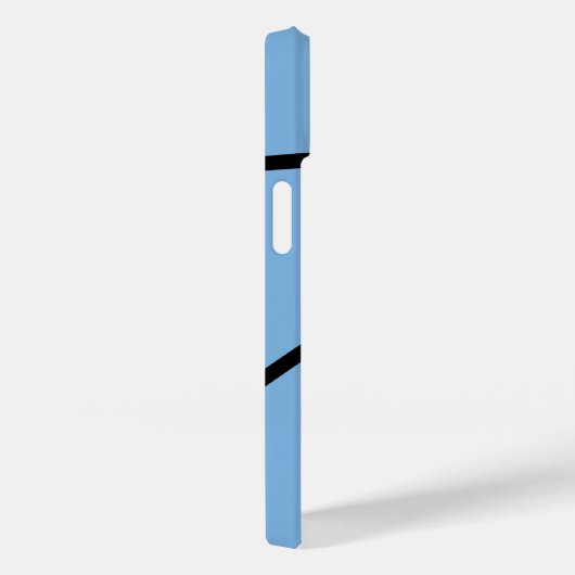 Light Blue Basketball Custom Player Number Sports Case-Mate iPhone Hülle (Rückseite / Rechts)