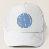 Light Blue Basketball Hat Truckerkappe (Vorderseite)