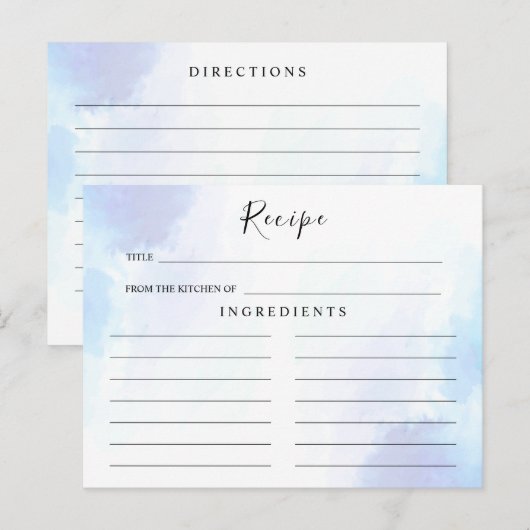 Light Blue, Beach Wedding Card Postkarte (Vorne/Hinten)