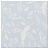 Light Blue Beautiful Hummingbirds Colibri Vögel Stoff (Nahaufnahme)