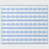 Light Blue Berrylines Geschenkpapier (Flach)