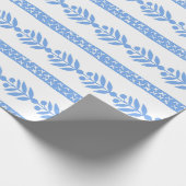 Light Blue Berrylines Geschenkpapier (Ecke)