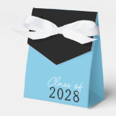 Light Blue & Black Foto Collage Filmstrip Geschenkschachtel (Vorderseite)