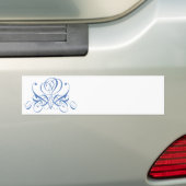 Light Blue Blüh Rose Autoaufkleber (Auf Auto)