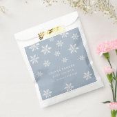Light Blue Boho Winter Snowflake Babydusche Geschenktütchen (Versiegelt)