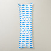 Light Blue Bold Mod GoGoGirls Seitenschläferkissen (Rückseite (Vertikal))