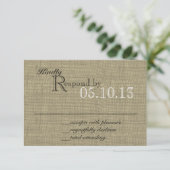 Light Blue Bow Response Card RSVP Karte (Stehend Vorderseite)