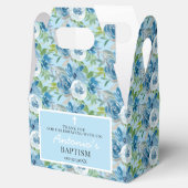Light Blue Boy Baptisse Box Geschenkschachtel (Geöffnet)