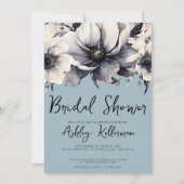 Light Blue Brautparty Einladung (Vorderseite)