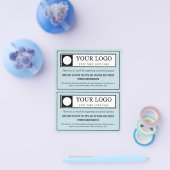 Light Blue Budget 2 in 1 Vielen Dank für Ihren Rab Flyer (Einzeln)