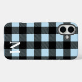 Light Blue Buffalo Karierter Karo Case-Mate iPhone Hülle (Rückseite (Horizontal))