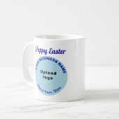 Light Blue Business Brand | Ostern | Mug Kaffeetasse (Vorderseite Links)