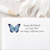 Light Blue Butterfly-Adresse (Insitu)
