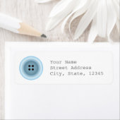 Light Blue Button Address Label (Insitu)