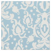 Light Blue Casbah Damask Stoff (Nahaufnahme)