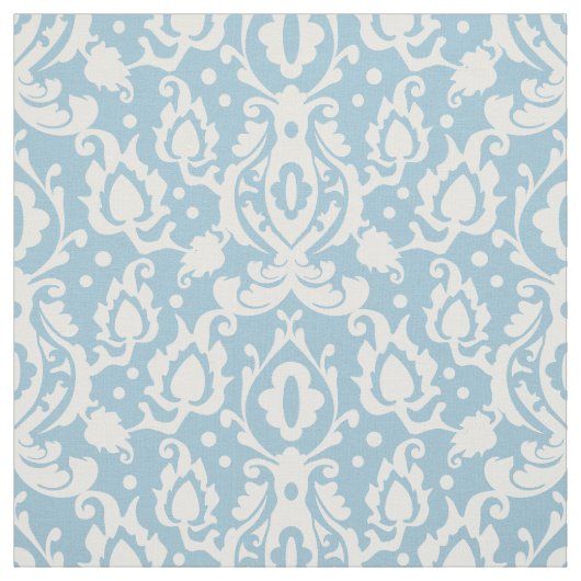 Light Blue Casbah Damask Stoff (Muster)