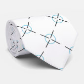 Light Blue Center implizit Krawatte (Gerollt)