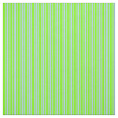 Light Blue & Chartreuse farbige Linien Stoff (Muster)