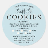Light Blue Chocolate Cookies Hütte Law Sticker (Vorderseite)