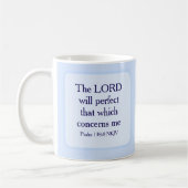 Light Blue Christlich Faith Bible Verse Scripting Kaffeetasse (Links)