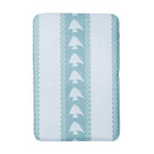 Light Blue Coastal Angelfish Stripes Badematte (Vorderseite Vertikal)