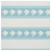 Light Blue Coastal Angelfish Stripes Stoff (Muster)