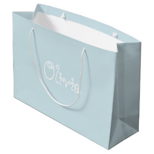 Light Blue Color Baby Duschbeutel Große Geschenktüte