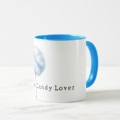 Light Blue Cotton Candy  Tasse (VorderseiteRechts)