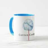 Light Blue Cotton Candy  Tasse (Vorderseite Links)