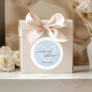 Light Blue Custom Danke Aufkleber Packung